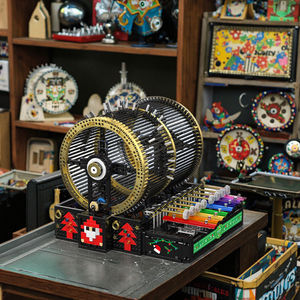 Pour moule roi 10170 bricolage à commande électrique boîte à musique ornement 2344 pièces <span class=keywords><strong>Eden</strong></span> série blocs de construction voitures en plastique jouets et cadeaux - Product Image 6