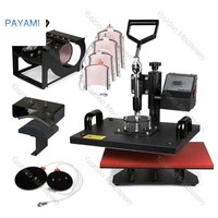 Presse à Chaud Numérique Semi-Automatique Multifonction 5-en-1 pour Sublimation (T-shirts, Mugs, Casquettes) – État Neuf