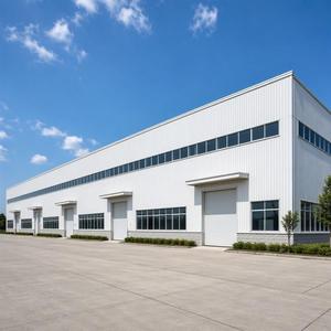 SUNRISE Bâtiments préfabriqués modernes en structure acier pour entrepôts, kits de construction métalliques avec surface galvanisée, certifiés ISO9001 CE - Product Image 1