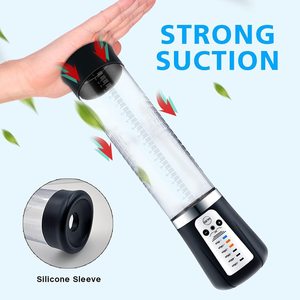 Pompe à pénis électrique automatique, 6 niveaux de succion, écran LCD, rechargeable par USB, pompe à vide pour l'<span class=keywords><strong>agrandissement</strong></span> du pénis pour hommes - Product Image 2