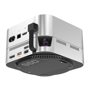 Base de Conexión USB con Doble Carcasa para SSD para <span class=keywords><strong>Mac</strong></span> <span class=keywords><strong>Mini</strong></span> M4 con Puerto de Pantalla USB-A y Ranura para Tarjetas SD y TF - Product Image 1