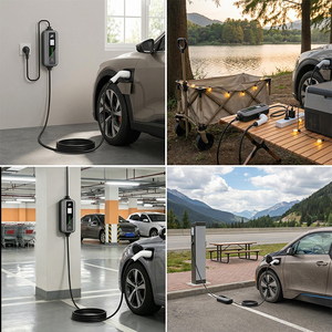 Nuevo Cargador Portátil para Vehículos Eléctricos Tipo 1 <span class=keywords><strong>de</strong></span> 3.5KW, Estación <span class=keywords><strong>de</strong></span> Carga Móvil CA con Pantalla LED Inteligente, Protección Contra Fugas, 2 Años <span class=keywords><strong>de</strong></span> Garantía para el Hogar - Product Image 2