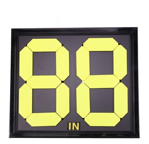 Tablero de sustitución de partidos de fútbol LED al por mayor tablero de sustitución árbitro de fútbol tablero de sustitución de puntuación de 2 dígitos - Product Image 1