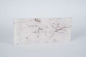 Mur-rideau en <span class=keywords><strong>verre</strong></span> <span class=keywords><strong>trempé</strong></span> <span class=keywords><strong>effet</strong></span> <span class=keywords><strong>marbre</strong></span> personnalisable, choix du designer, pour entrée, escalier, salle à manger, style industriel moderne - Product Image 5