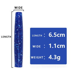 Señuelo Suave de Plástico ABS Hessen de 1 kg y 6,5 cm para Salmón, Bagre, Marlin, Lucio y Bacalao - Cebo de Superficie/Agua Media para Pesca en Agua Dulce y Salada - Product Image 2