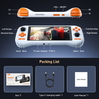 Nouvelle console de jeu vidéo portable au design populaire K56, écran tactile Full View FHD de 5,5 pouces, connexion Wifi 5G, batterie de 5000 mAh
