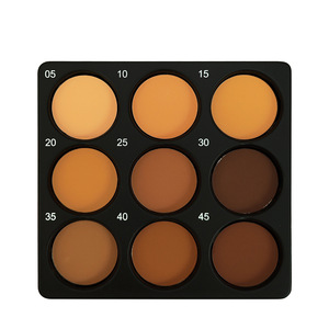 Palette de correcteur crème 9 couleurs, couvrance totale, <span class=keywords><strong>kit</strong></span> de maquillage modulable pour corriger les cernes et usage professionnel - Product Image 6