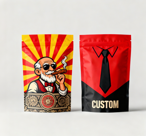 Custom Printed Smell Proof Mylar Stand Bags Holographic Ziplock <strong>Packaging</strong> 3.5g 7g Aluminum Pouch Flower Bag Resealable Food - Product Image 1
