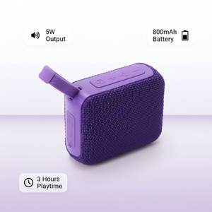 Mini Alto-falante 5W com Microfone Integrado, Bateria, Áudio Sem Fio para Carro, Suporta TF/USB/FM/AUX, Compacto para Carros e Uso Externo - Product Image 2