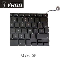 Clavier d'ordinateur portable SP US UK RU SP FR Etc pour Pro 15 "A1286 Claviers d'ordinateur portable
