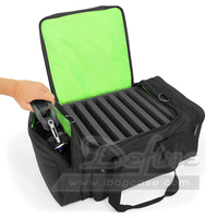 Sacoche pour équipement DJ personnalisé, sac de dossiers pour câble DJ, étui de mélangeur Audio de voyage avec diviseur de mousse
