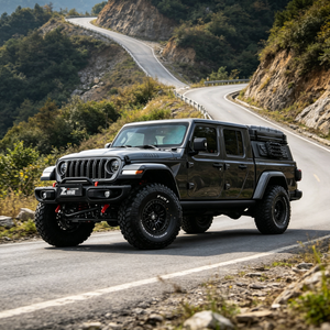 Pick-up 4x4 pour véhicule tout-terrain Jeep avec suspension rehaussée, pare-chocs en acier et hard-top, voiture modifiée entièrement équipée - Product Image 4