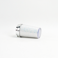 Jewel of the Nile - Tasse de voyage réutilisable en or avec couvercle, sans BPA, à paillettes holographiques ultra fines, vente en gros, tasses à café design