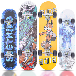 Kép bốn-bánh xe Ván trượt cho người mới bắt đầu cho trẻ em và người lớn 6 đến 12 tuổi Maple Board cho bé trai và bé gái - Product Image 4