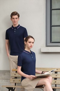 Kurzarm-Polo-Werbe hemd Schnellt rocknende Uniform für Reinigungs team und Wartungs personal