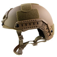 Casque FAST ABS Tactique Sandy avec Suspension Réglable et Rembourrage Amorti pour l'Entraînement en Extérieur
