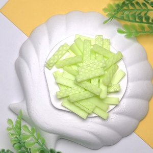 Miniatures en résine en forme de gaufres pour maison de poupée, mini-aliments, breloques pour loisirs créatifs, embellissements Kawaii - Product Image 4