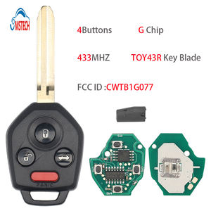 SZMAISHI tasto testina remota per S-ubaru Outback Legacy 4 pulsante 433MHZ <span class=keywords><strong>G</strong></span> Chip TOY43R chiave lama CWTB1G077 portachiavi intelligente per veicolo vuoto - Product Image 1