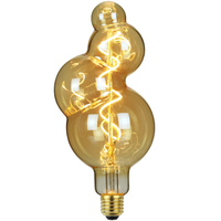 Bulle Lampe Ampoule Électrolytique Or Ambiant Lampe Savon Bulle Dimmable LED Filament Lumière Décoratif Bar Raisin Lustre