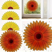 Zonnebloem Design Zelfklevende Binnenraam Sticker Vliegenvanger Insecten Kleefstrip Vallen Ongediertebestrijding Wegwerpbaar Plastic