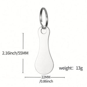 Manufacturer Custom Make Your Own Shopping Cart Token Key Chain Trolley Token Coin Keychain Shopping Coin Keychain - Product Image 5
