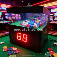 Machine de tirage de loterie de bingo d'intérieur, machine de jeu de bingo électronique à soufflerie pour fêtes d'adultes, fournie par Guangzhou Qinlong
