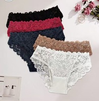 Nouvelles Culottes en Dentelle Confortables pour Femmes, Très Demandées, Élastiques, Respirantes, Creuses, Sexy, Style Européen Américain, Grande Taille, Hipster Shein