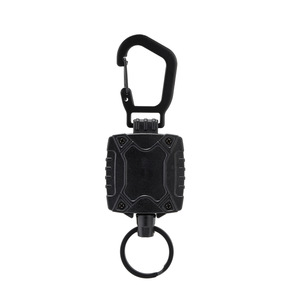 DF 118 Retractable Steel Wire Rope Keychain with Elastic <b>Pull</b> <b>Cord</b> Anti-Loss Design High Elasticity Easy-<b>Pull</b> Reel Rope Hook - Product Image 4