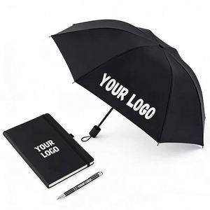 WW5194 Customizable Logo Sunshade Printed Brand <b>Windproof</b> <b>Umbrella</b> Promotion Gift 3 Fold Automatic <b>Umbrella</b> - Product Image 1