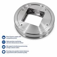 Komponen OEM Baja Tahan Karat Aluminium Pemesinan Flens Presisi Bagian Mesin Bubut CNC Kustom