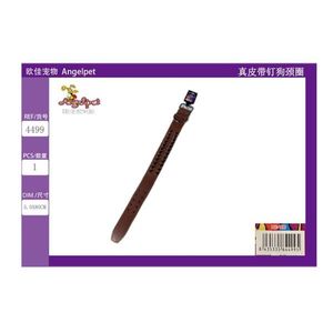 Collare per Cani in Vera Pelle con Borchie, Collari Premium per Animali Domestici - Product Image 3