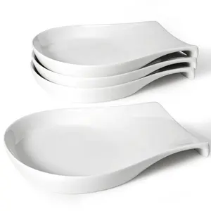 Factory Direct Kitchen Organization White Ladle Spoon Rest Spoon Holder For Hotel Durable Kitchen Gift Organized Kitchen