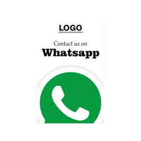 Carte Marketing NFC WhatsApp avec Puce NTAG213 de 144 Octets, Code QR Imprimé et URL Encoded
