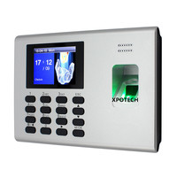 Máquina biométrica de control de asistencia con huella dactilar K40, batería de respaldo, TCP/IP, reloj de registro de empleados, compatible con el software gratuito ZKTime5.0