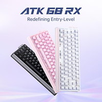 Clavier de jeu ATK 68RX, disposition 65 %, filaire, magnétique, HE, Rapid Trigger, taux de polling 8 KHz, coussin à 6 couches, conçu pour l'e-sport