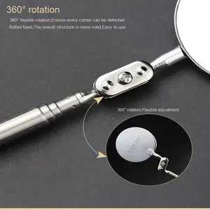 Exploit Industrial Teleskop Tragbarer Inspektions spiegel Handliche Werkzeug magnet kapazität für die Reparatur von Auto motoren Universelle Autore paratur - Product Image 4