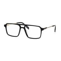 Montura de Gafas Ópticas de Acetato de Marco Completo con Diseño de Doble Viga, Textura Clásica y Versátil, Elegante para Unisex RDA10179