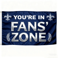 Personnalisé 3x5ft pour bannière Drapeaux de réduction écologiques avec impression numérique Polyester recyclable résistant aux UV pour la promotion de la marque