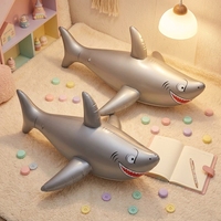 Jouet de requin gonflable léger en PVC pour enfants, décoration et ornement de fête, accessoires de jeu pour réunions de vacances