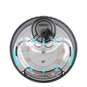 Đài phun nước cho chó npet df10 với 3 khu vực uống + Hệ thống bơm & lọc im lặng + hoàn hảo cho nhà nhiều thú cưng - Product Image 4