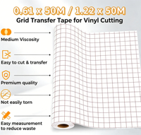 Film Transfer Glossy Perekat Sendiri Gulungan Vinyl Kertas Film Transfer untuk Stiker dan Tanda