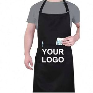 Promotion Custom Logo Printed Embroidery <b>Aprons</b> Waterproof <b>Kitchen</b> <b>Apron</b> Luxury <b>Apron</b> Custom - Product Image 1