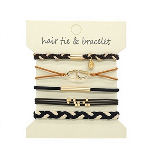 Cross-border European American for Explosion Alloy Women'<strong>s</strong> Retro Woven Bohemian Twist <strong>Hair</strong> <strong>Band</strong> Bracelet Custom Gift <strong>Hair</strong> - Product Image 1