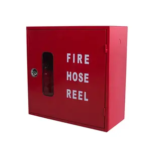 Fire hose reel lemari api pintu tunggal ketebalan lemari dapat diubah sesuai permintaan klien baja