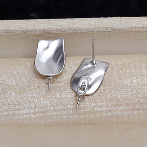 Boucles d'oreilles pendantes baroques en argent S925 pour femmes, perles déformées 9-17, bijoux, accessoires de bricolage 4421 - Product Image 4