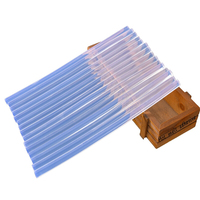 Ventes directes d'usine bas prix Transparent clair bâton de colle thermofusible Eva résine de Silicone Construction propre emballage résine acrylique
