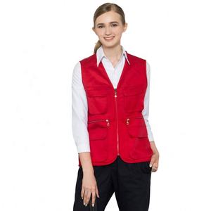 Haute qualité réversible hommes gilet gilet multi-poches fermeture éclair été mode col en v sans manches respirant réversible - Product Image 4