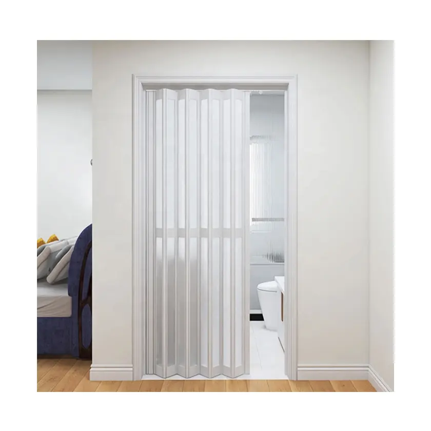 Porte Accordeon Toilette Plastic PVC Shower Door