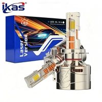 Luz LED para Auto Súper Brillante de Fábrica IKAS, H7 H11 H1 9005 9006 H13 9007 H4, LED de Alta Potencia 400W 66000LM, Bombilla LED para Faros Delanteros