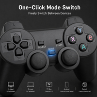 Control de Juego Inalámbrico 706W 2.4G para PS2, PS3, PC, Android TV, Mando a Distancia, Joystick, Gamepad